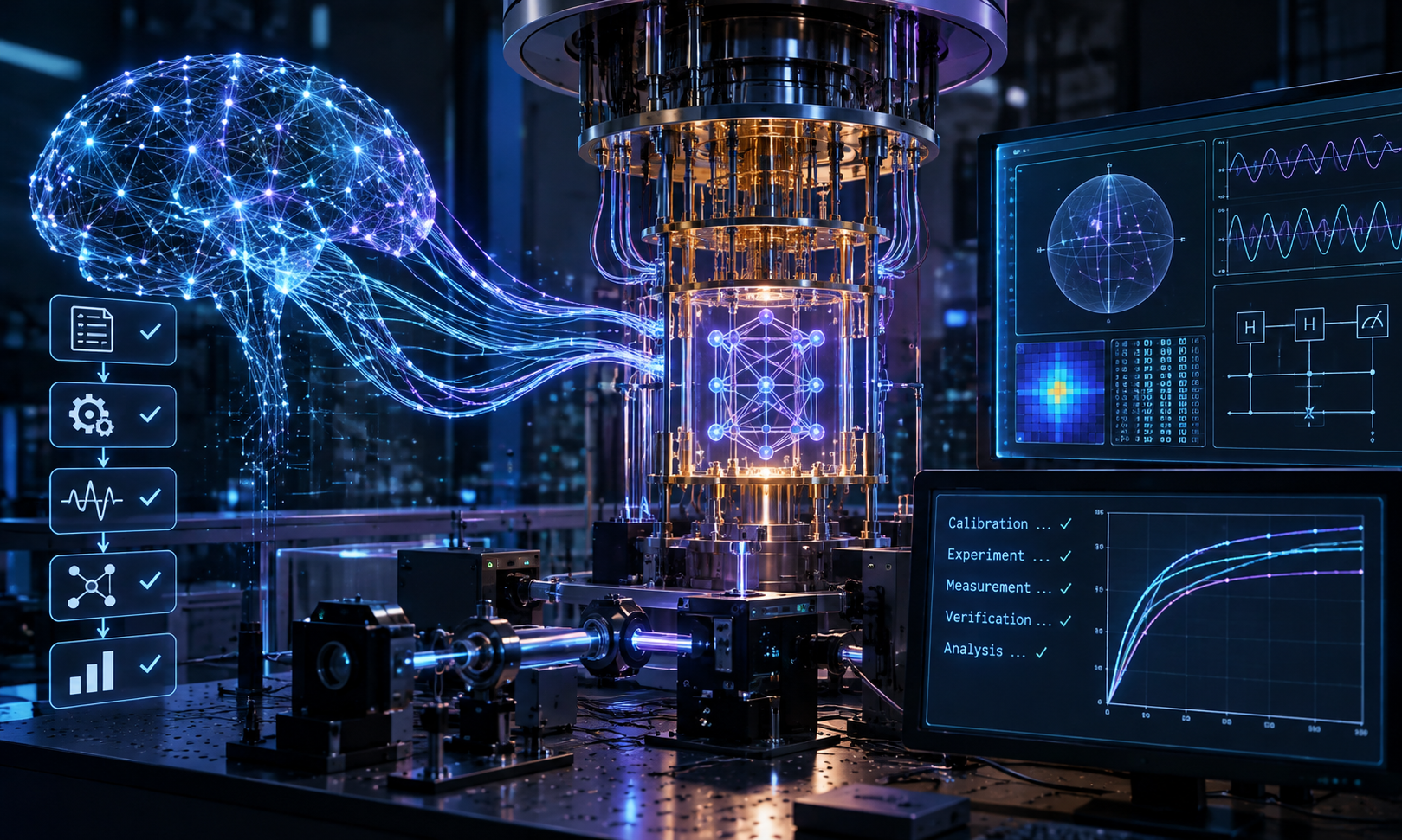 Kann KI einen Quantencomputer selbstständig steuern